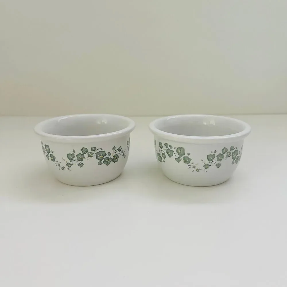 CORELLE Coordinates Callaway Ivy 7 oz. Stoneware Ramekin, Set of 2